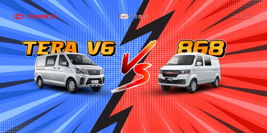 So sánh và báo giá xe van Teraco & SRM